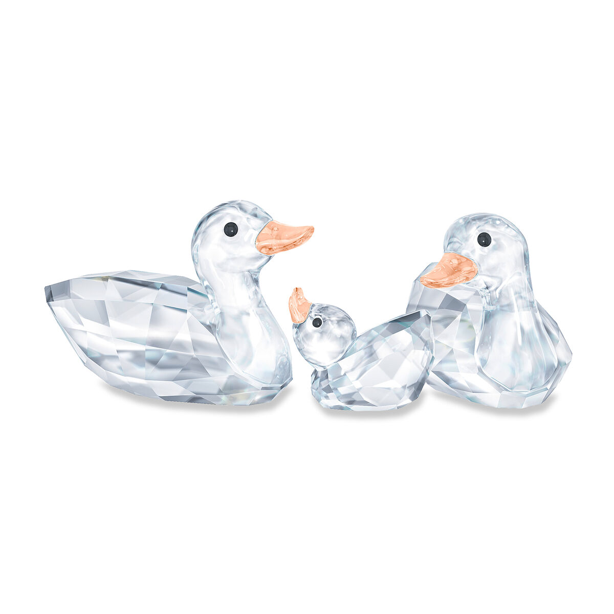 Swarovski Crystal Set of 3 Duck Figurines | Ross-Simons
