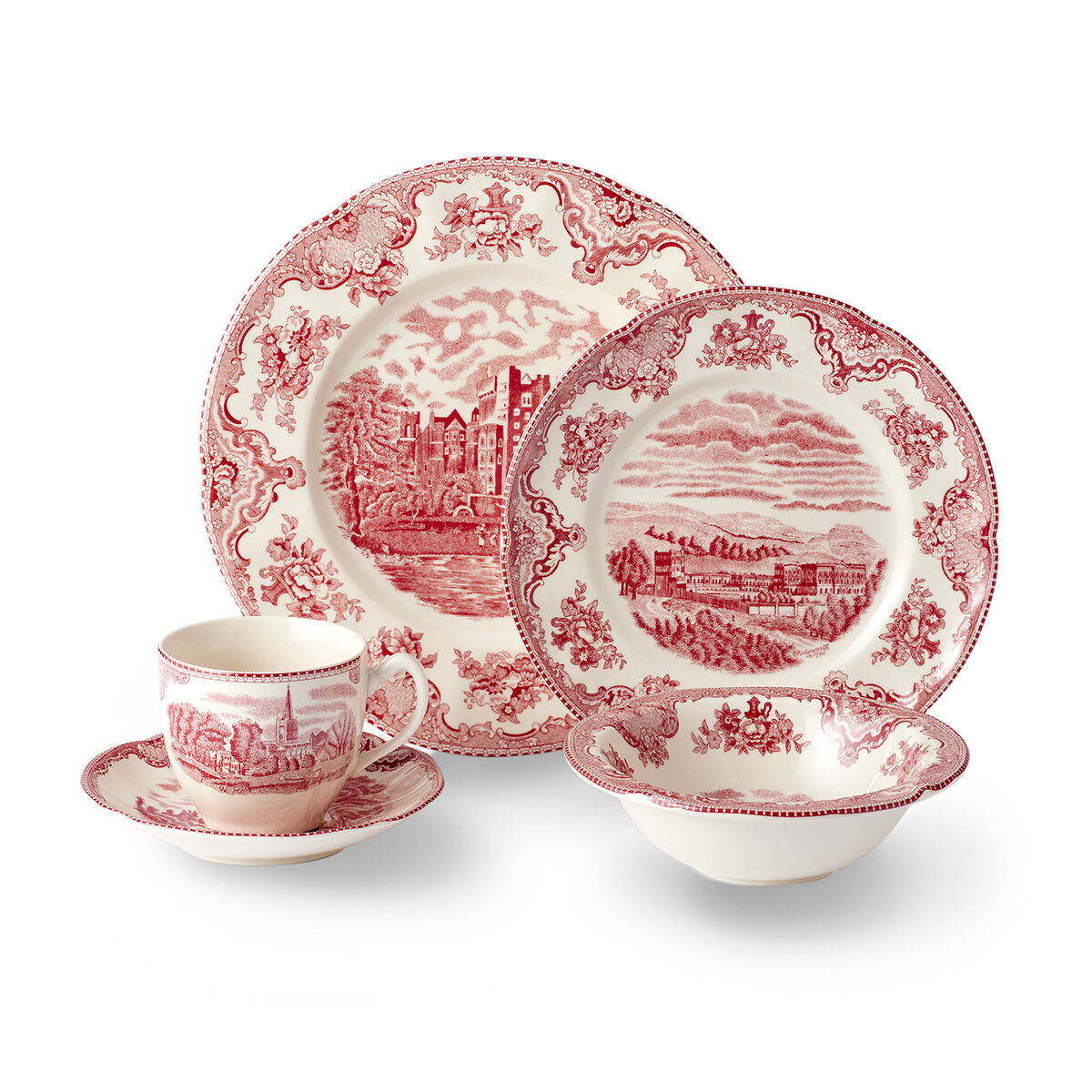 Johnson Brothers "Old Britain Castles Pink" Earthenware Dinnerware |  Ross-Simons