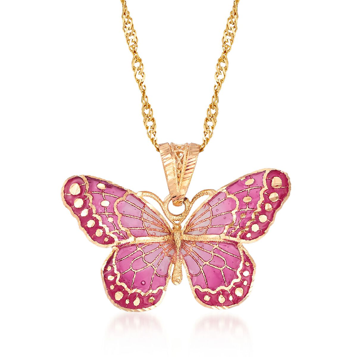 LV ROSE GOLD NECKLACE – Butterfly Boutique