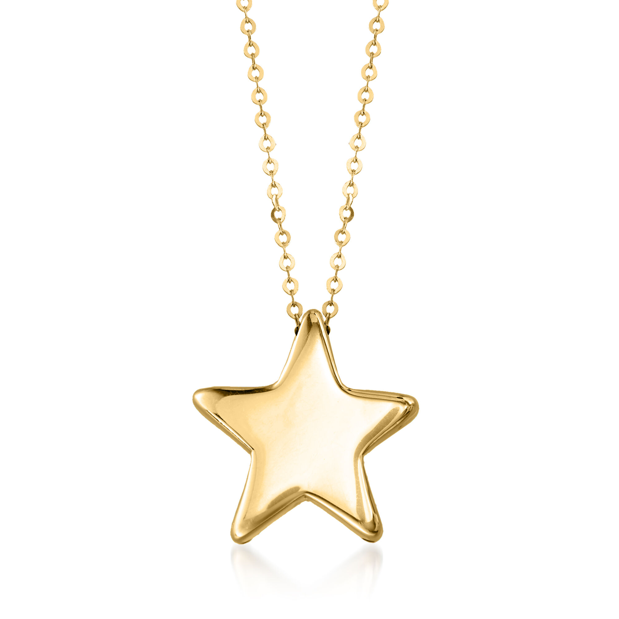 14kt Gold Star-Flake Pendant mark newest 14kt Solid Gold Pendant Only