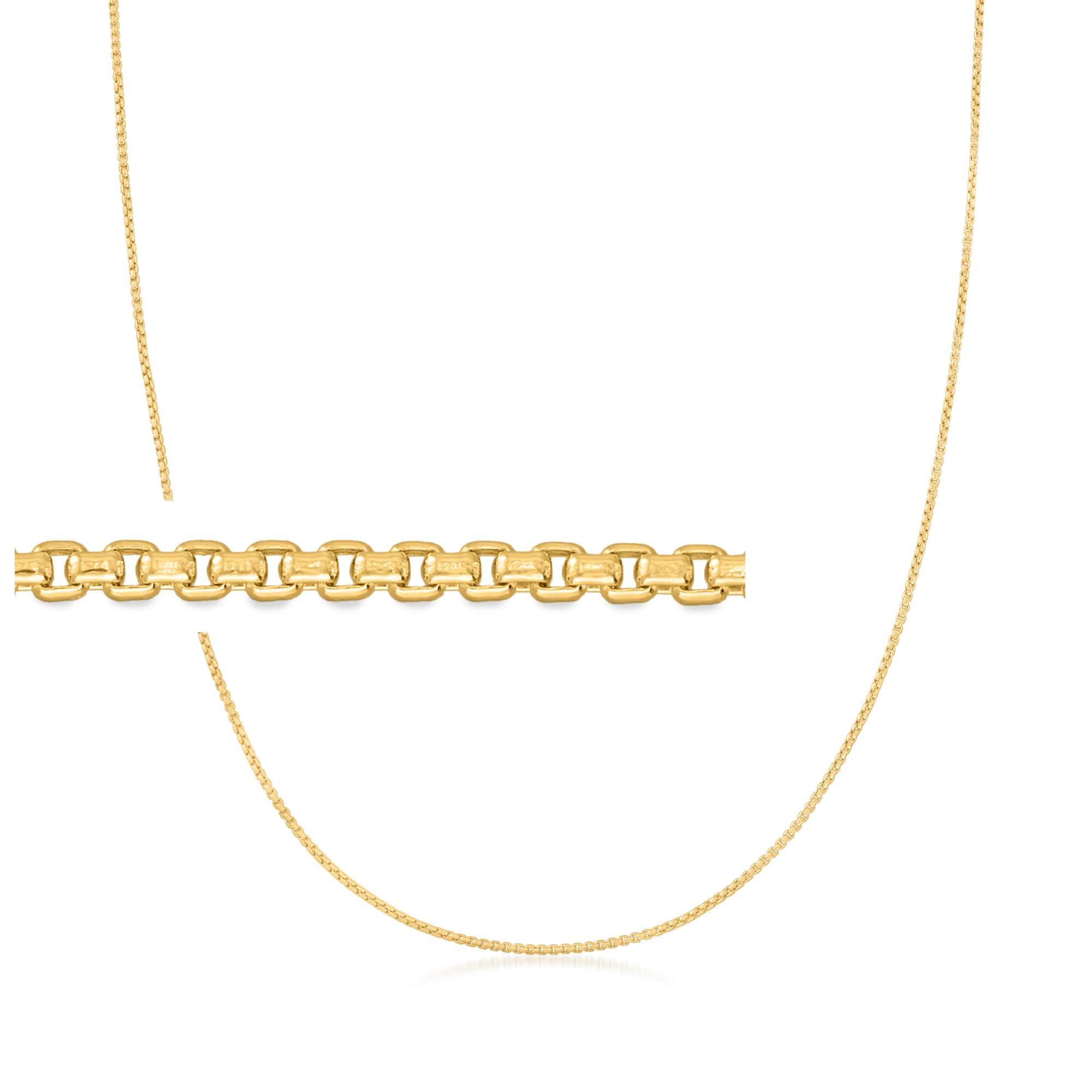 Ross-Simons - 4mm 14kt Yellow Gold Rope-Chain Necklace. 16
