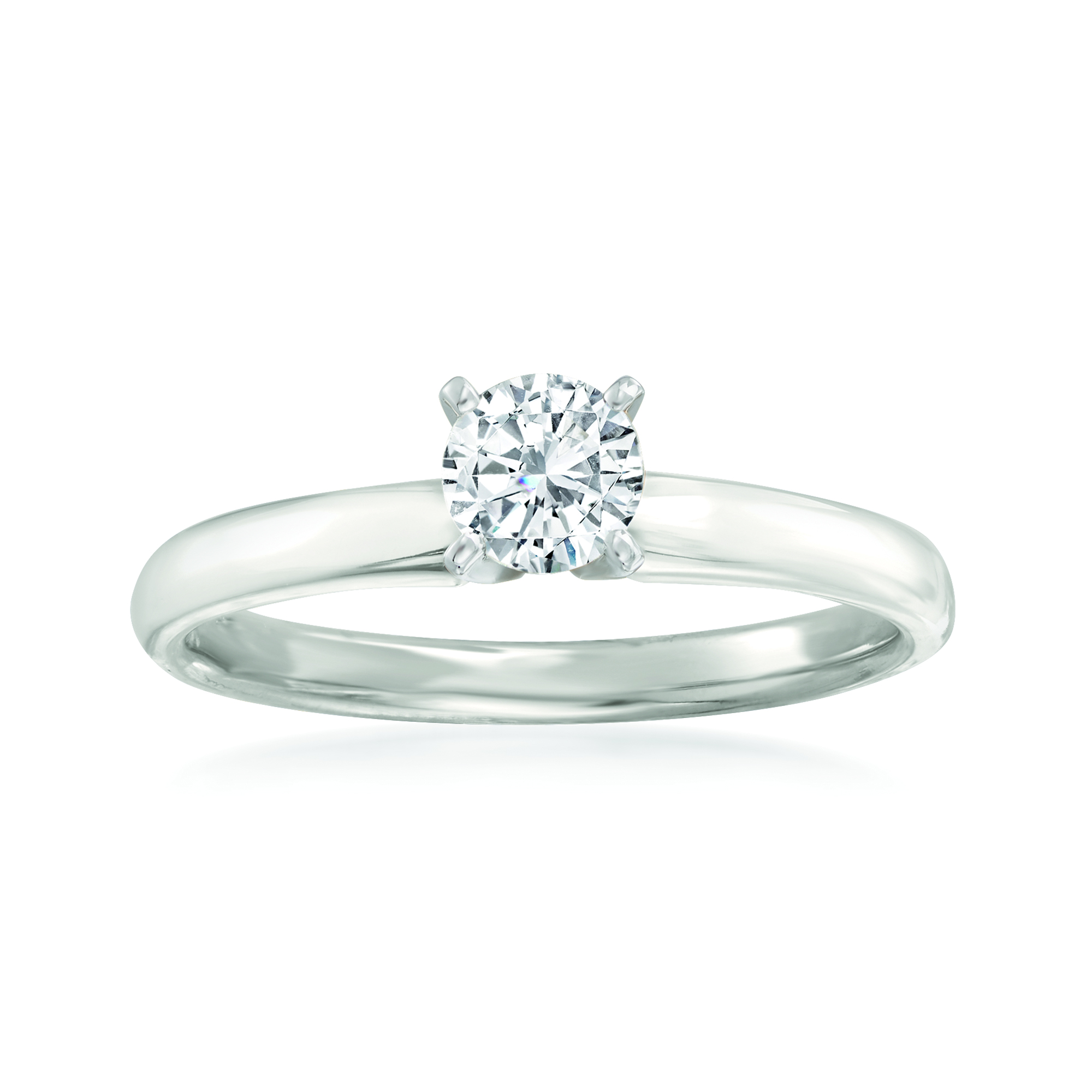 50 Carat Diamond Solitaire Ring in 14kt White Gold | Ross-Simons