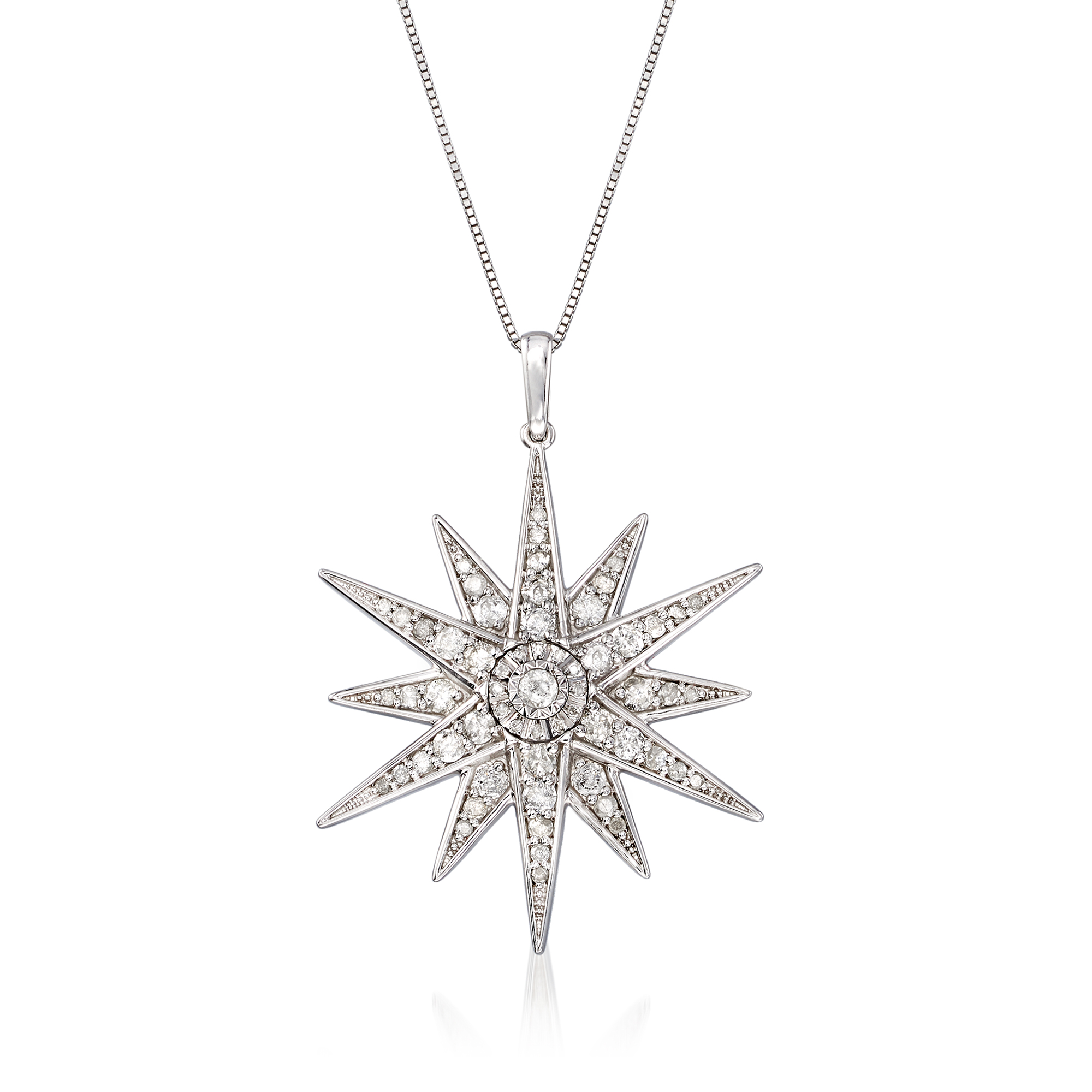 Pave diamond rosecut pendant 925 sterling silver finish handmade shops diamond pendant very beautiful starburst design pavediamond charm pendant