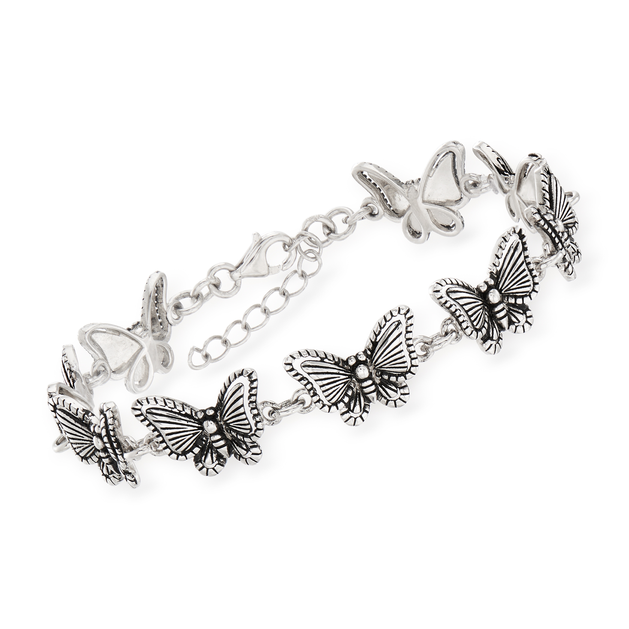 Sterling Silver Butterfly Bracelet