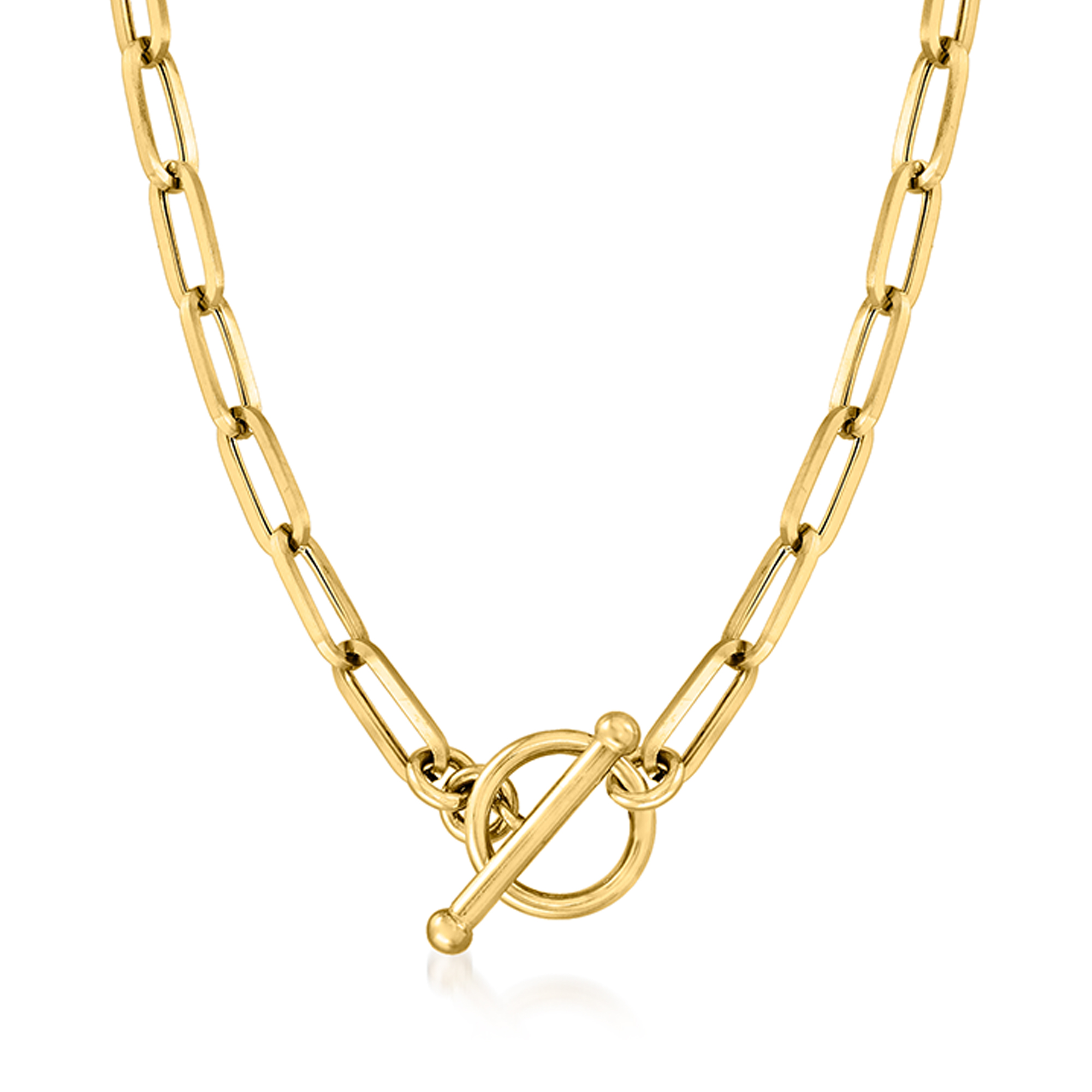 Chain Link Necklace Gold