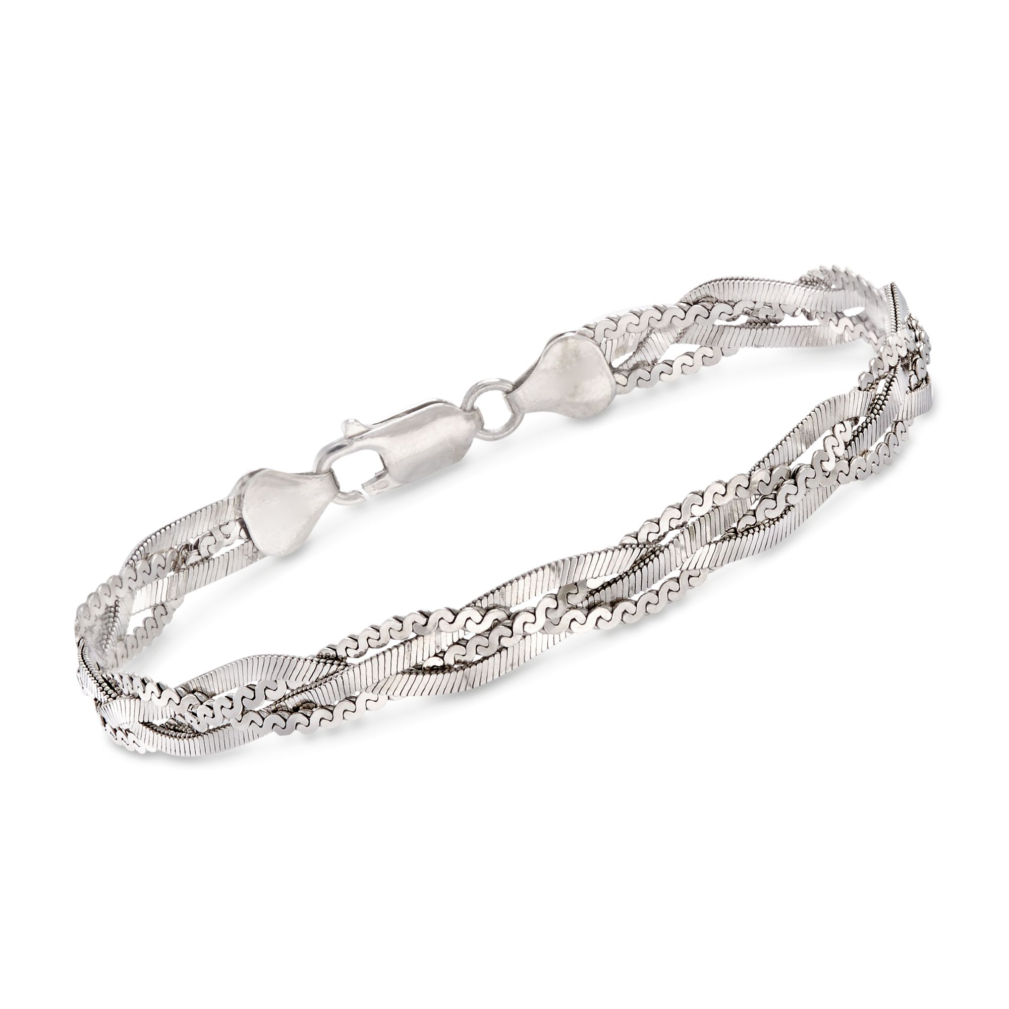 Italian Sterling Silver Braided Bracelet | Ross-Simons
