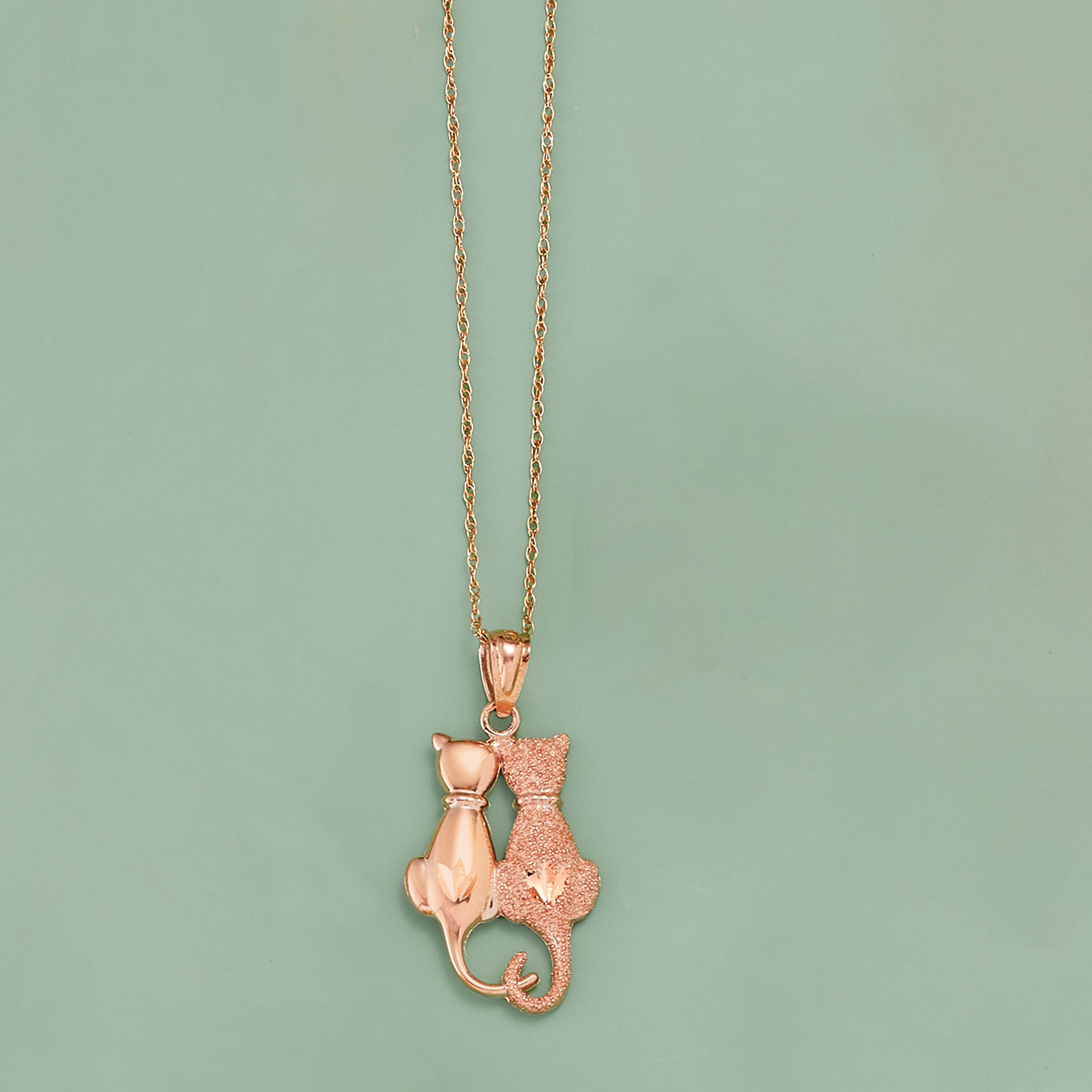 Ross-Simons Diamond Cat sold Pendant Necklace