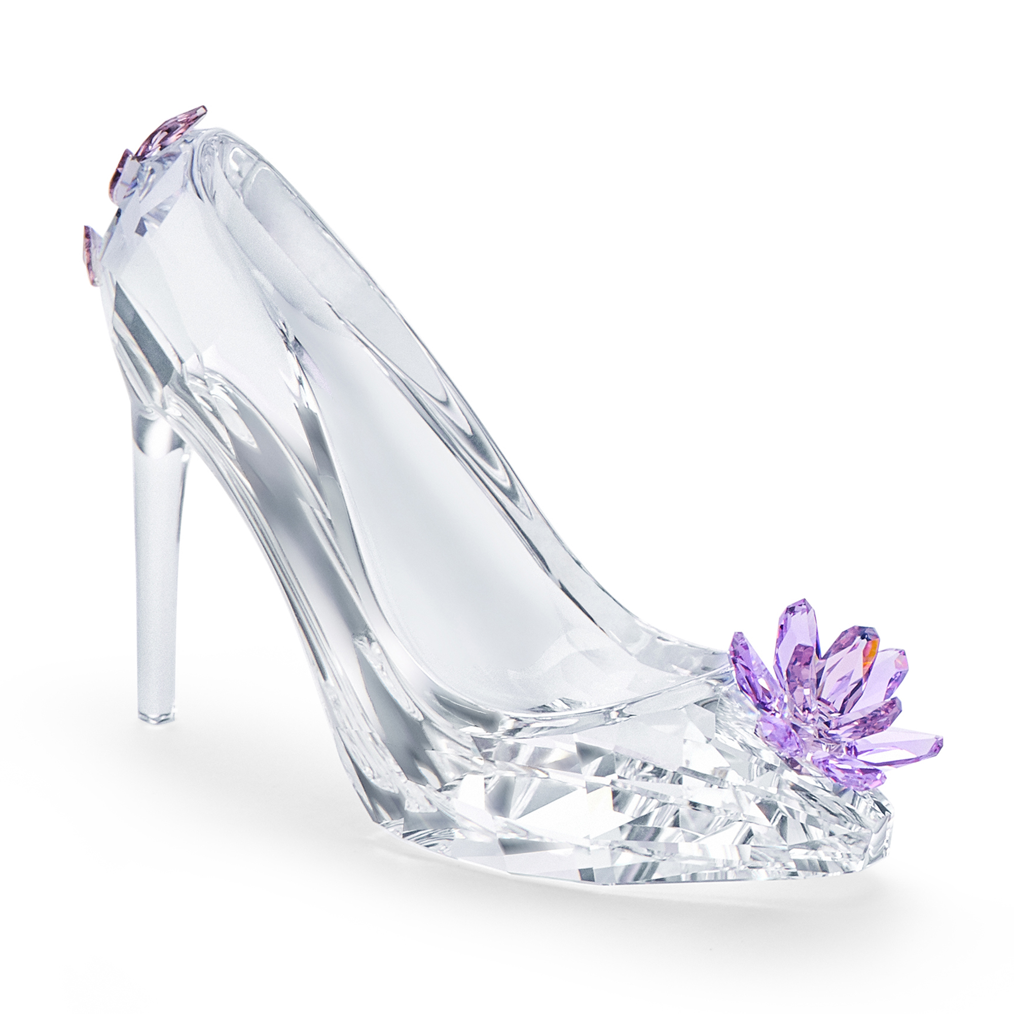 Swarovski Crystal "Moments" Shoe with Flower Figurine | Ross-Simons