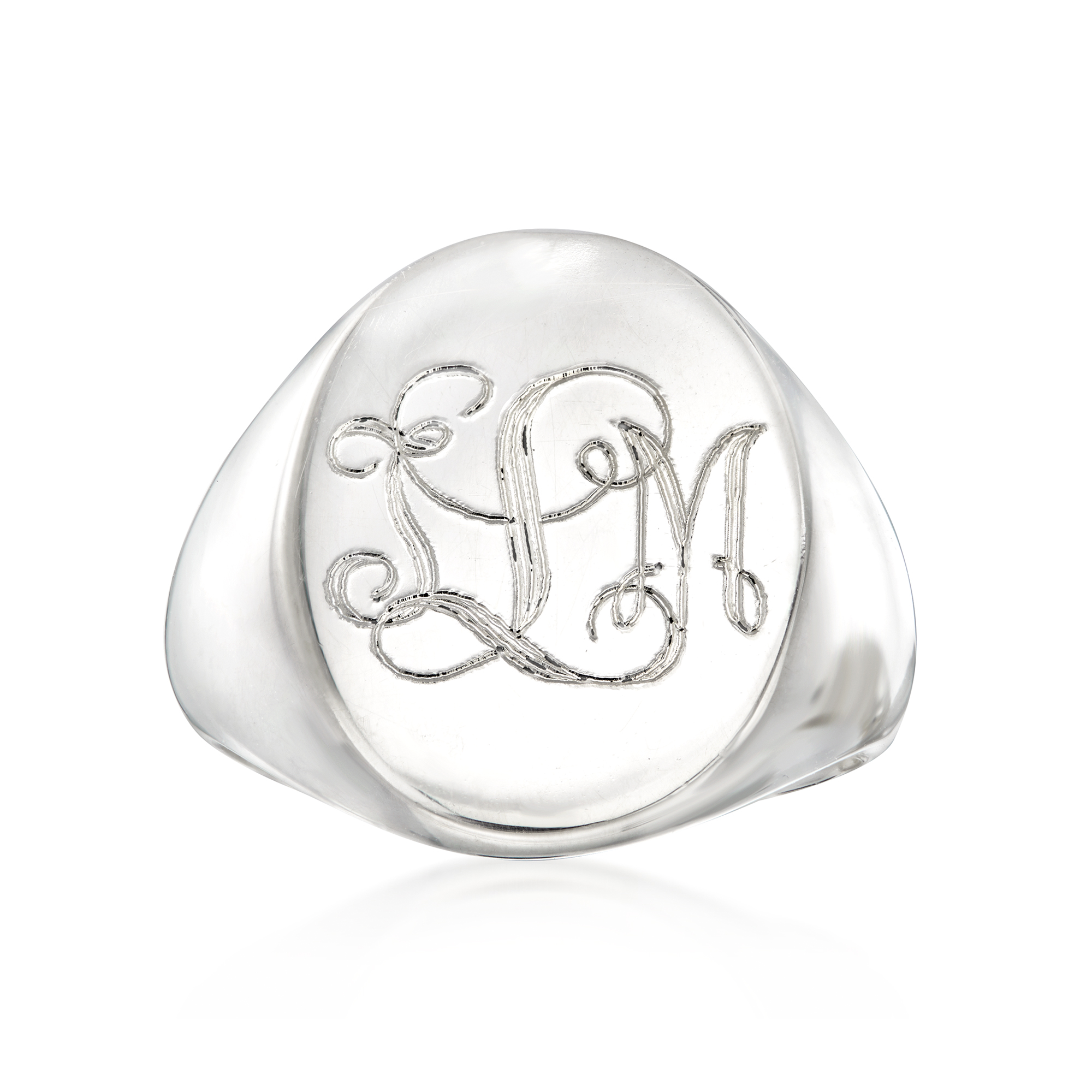 Sterling Silver Personalized Signet Ring | Ross-Simons