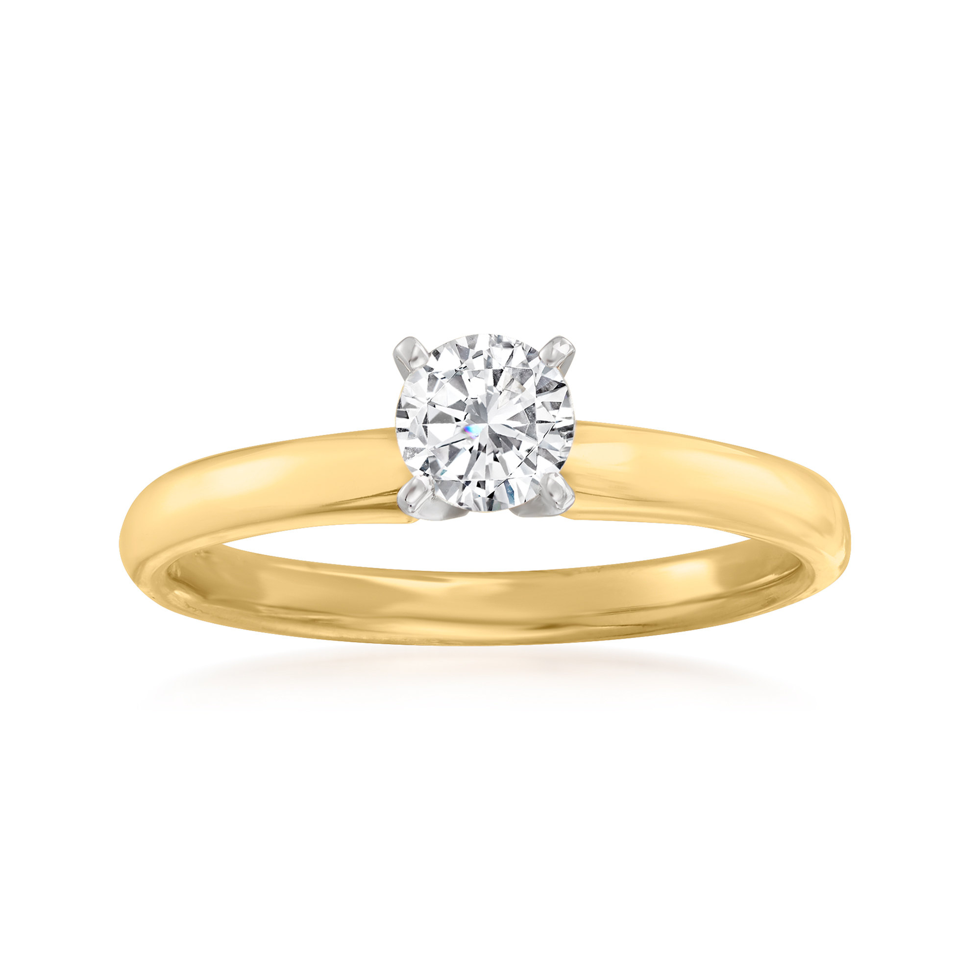50 Carat Diamond Solitaire Ring in 14kt Yellow Gold | Ross-Simons
