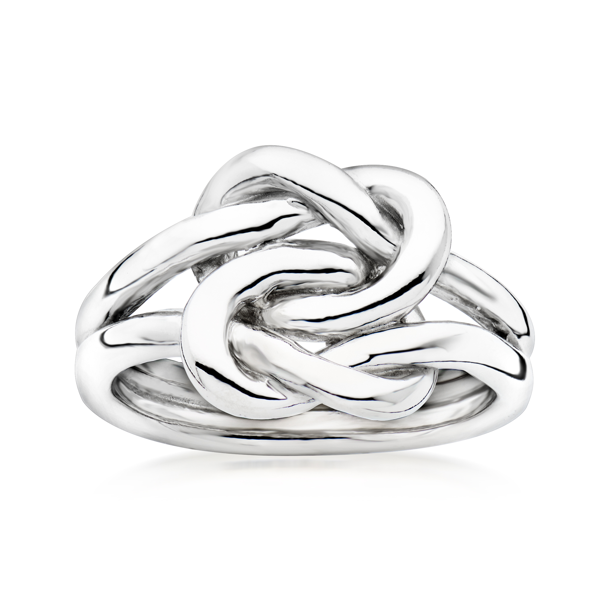 Italian Sterling Silver Double Love Knot Ring | Ross-Simons
